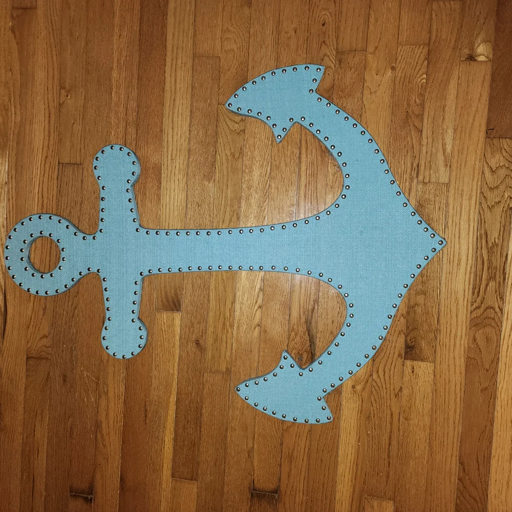 Nautical Anchor Wall Decor in Blue